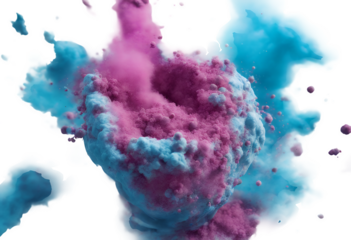 colours spray powder background explosion smoke paint holi blue explode color cosmic print creative festival dust coloured isolated design white colourful concept industrial splash cyan abstract