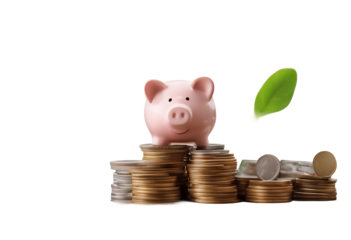draw baby success concept pig hold wealth growing nature coin saving chart finance currency background hand coins save banking investment piggy stack graph financial business growth cash money bank
