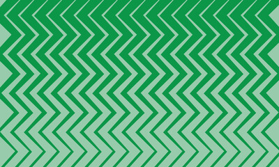simple abstract green colour thik to thin vertical zig zag line pattern with light background.