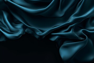 Obraz premium Colourful satin fabric silk wave flying background. Colourful gradient silk flying fabric. Waving satin cloth