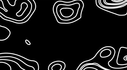 The vector file can be scaled infinitely without loss. This topographic map style abstract pattern would make an ideal background,