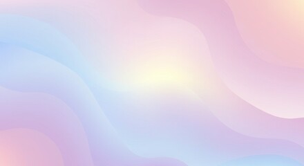 Obraz premium Pastel Wave Abstract: Soft, dreamy pastel hues blend seamlessly in a flowing, wave-like abstract design. Perfect for backgrounds, presentations, or adding a touch of serenity to your projects. 