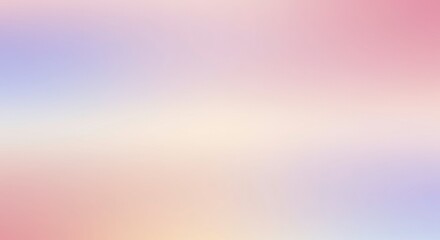 Obraz premium Pastel Dream: Soft, blurred gradient background in gentle pastel shades of pink, purple, and cream, creating a serene and dreamy atmosphere. 