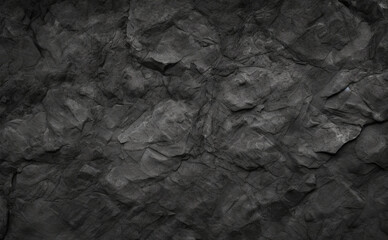 Old stone wall. Dark stone texture. Black stone texture. Rock surface. Close-up. 