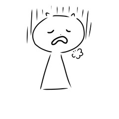 vector illustration of a cartoon