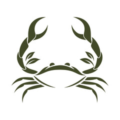 a crab with claws shaped as leaves