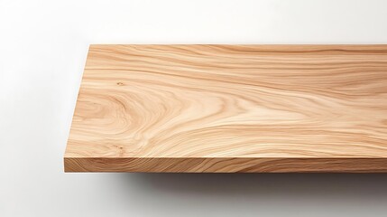 Natural Wood Slab: Close-Up Product Photography AI Generated