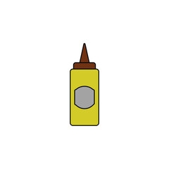 mustard vector type icon
