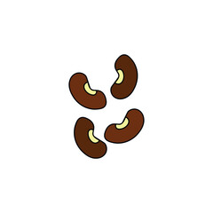 beans vector type icon