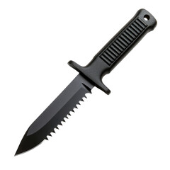 bayonet knife with serrated edge, designed for durability and precision