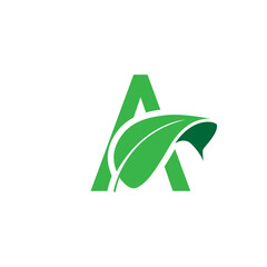 Agriculture logo vector. Organic Product icon, leaf logo.