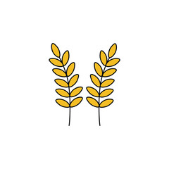 oat vector type icon