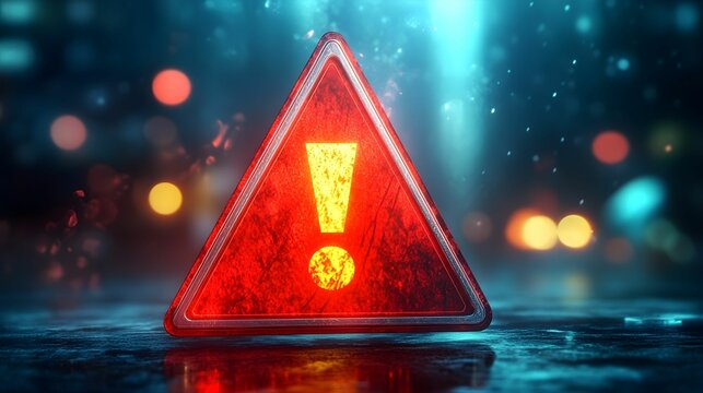 ostrzeżenie, alarm, alert, niebezpieczeństwo, znak ostrzegawczy, uwaga, czerwony tr&oacute;jkąt, wysokie ryzyko, awaria, ikona alertu, ostrzegawcza grafika, bezpieczeństwo, emergency, zagrożenie, kod alarmow