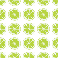 Lime seamless texture vector. Green lime pattern for print design. Summer tropical leaf vector illustration design.