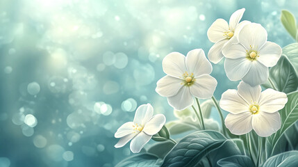 Naklejka premium A close up macro shot of white flower photography ai generated