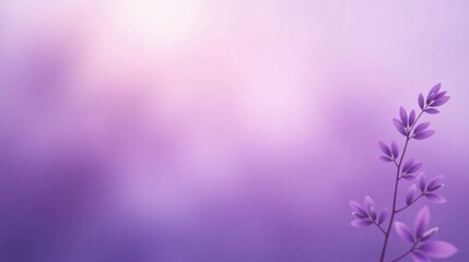 Obraz premium An elegant display of purple flowers against a soft, blurred background.