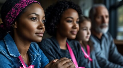 Hopeful Family Portrait: A Moment of Unity and Strength