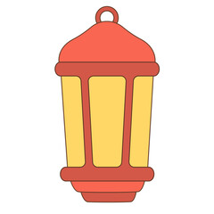 Islamic Ramadan and Eid Mubarak Celebration, Illustrative Icon