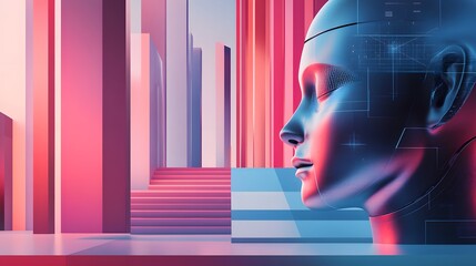 Futuristic AI Integration in Daily Life