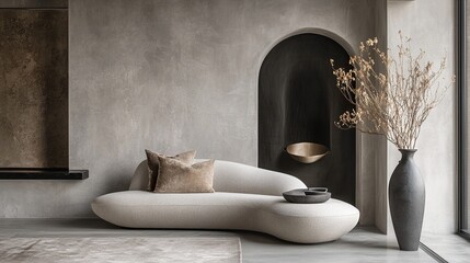 Minimalist Interior: Ceramic Vase & Style
