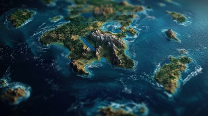 Animated Landmass Evolution
