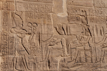 detail view of the.Temple of Philae