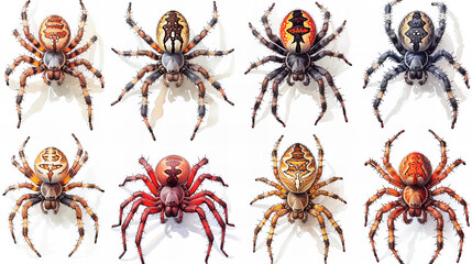 Spider Sticker Collection