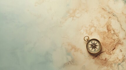 Vintage Map Minimalist Background 