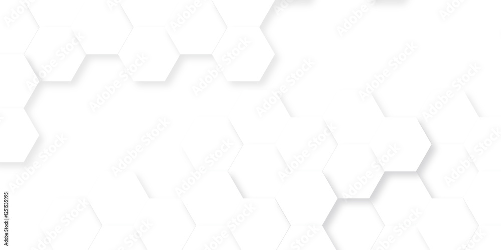 Fototapete background with hexagons. abstract background with lines. white texture background. hexagon abstract