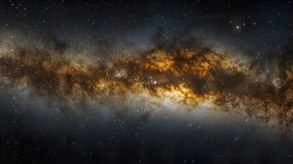 Milky Way Galaxy: Starry Night Nebula
