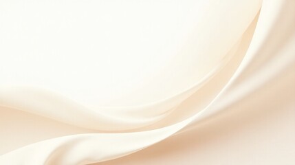 Elegant beige fabric smooth, flowing, and graceful.