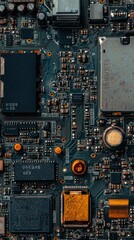 Fototapeta premium Close up electronic circuit board