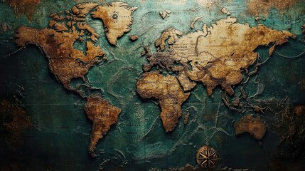 Global Map Windows Wallpaper
