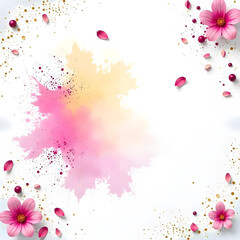 Holi Festival - Poweder Colorful background wallpaper v1