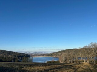 Beautiful winter nature in czech republic