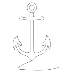 Anchor with Rope – A Symbol of Strength, Stability, and Adventure