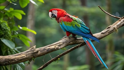**"The Vibrant Majesty of the Macaw: A Symbol of Rainforest Beauty and Biodiversity"**