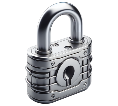 Metallic lock png locker png padlock png iron lock png metallic chrome lock png realistic lock png lock keyhole png transparent background image