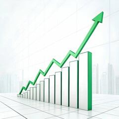 A Business Graph that shows the Growth of business