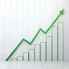 A Business Graph that shows the Growth of business