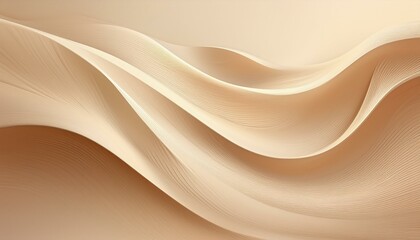 Obraz premium abstract background with light beige gradients minimalistic subtle wavy texture