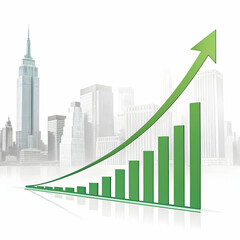 A Business Graph that shows the Growth of business