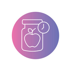 Food Preservation icon vector stock illustration