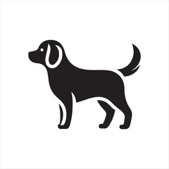 vector image of a dog