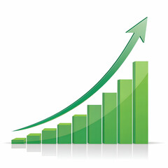 A Business Graph that shows the Growth of business