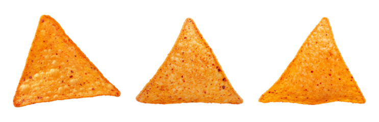 Delicious Tortilla Chips for Snack Lovers Isolated on transparent background