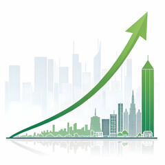 A Business Graph that shows the Growth of business