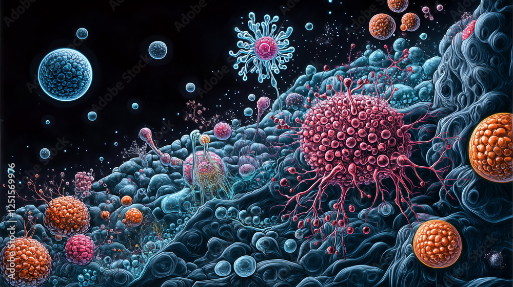 Poster Exploring the intricate world of neuro-mapping cells and their connections
