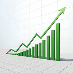 A Business Graph that shows the Growth of business