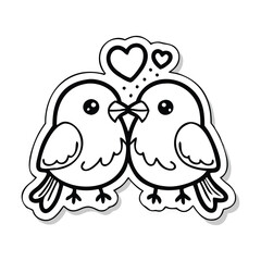 valentine day vector, clip art, cut out, doodle,